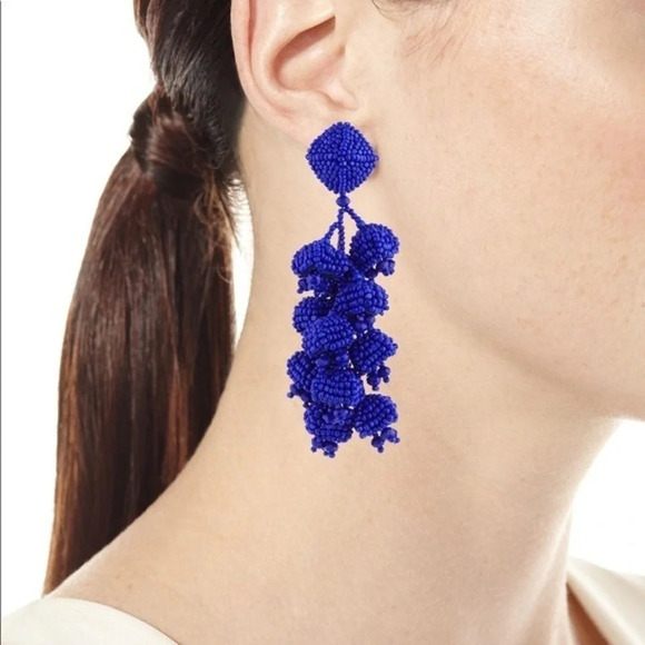 NWOT Sachin & Babi Grape Clip  Earrings - Picture 7 of 9